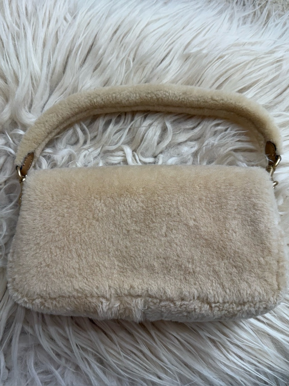 Coach Pillow Tabby Shoulder Bag Shearling 26 - Picture 14 of 15